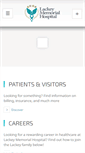 Mobile Screenshot of lackeymemorialhospital.com